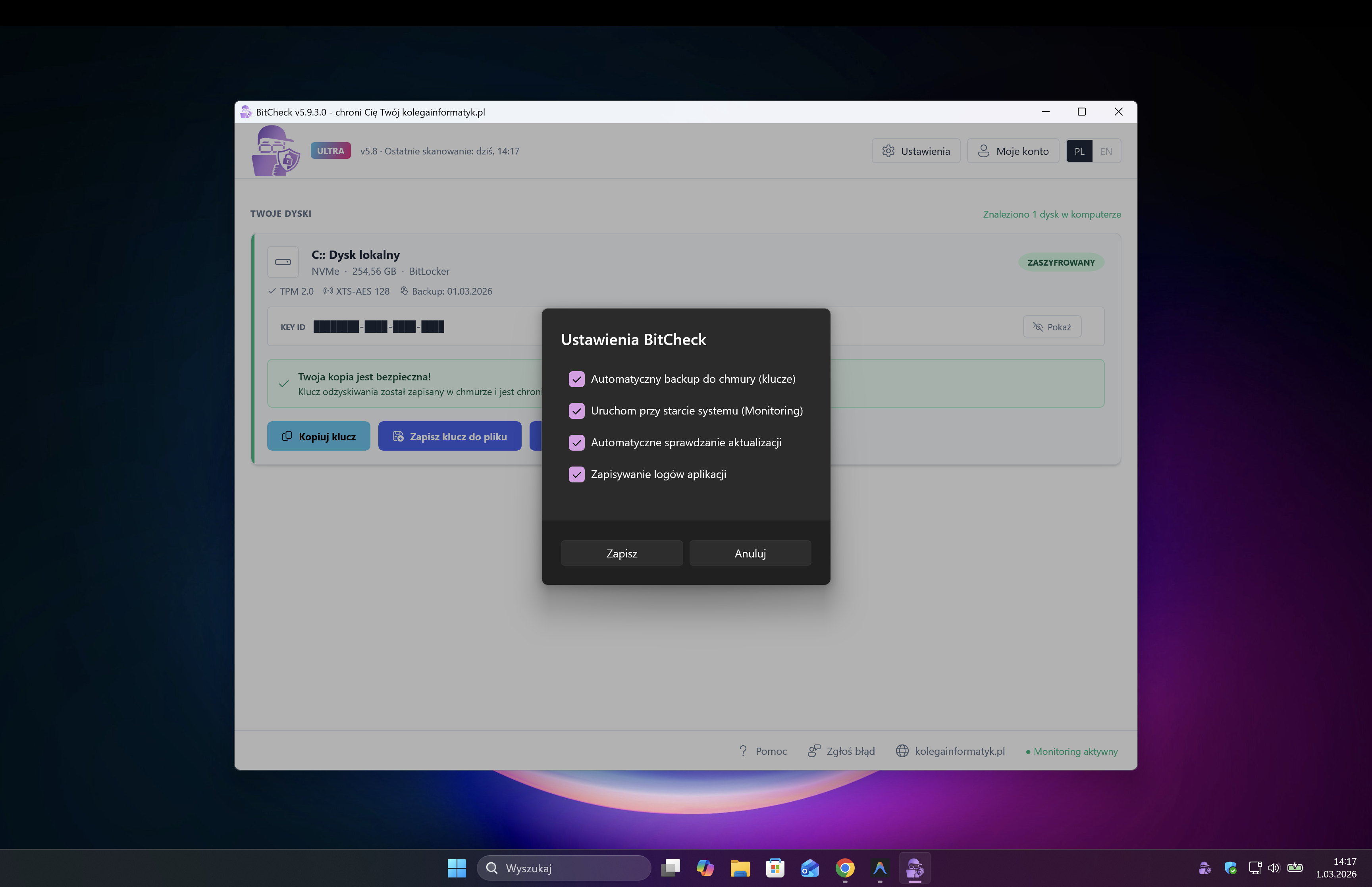 Pełna kontrola nad ustawieniami