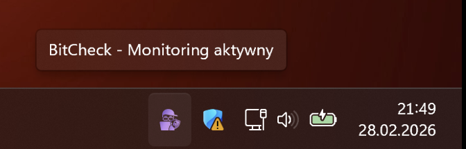 Cichy monitoring w zasobniku systemowym