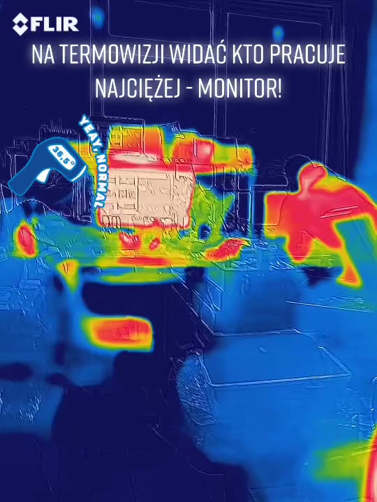 Ciepło jest formą przekazywania energii, widać monitor jest dziś najb.