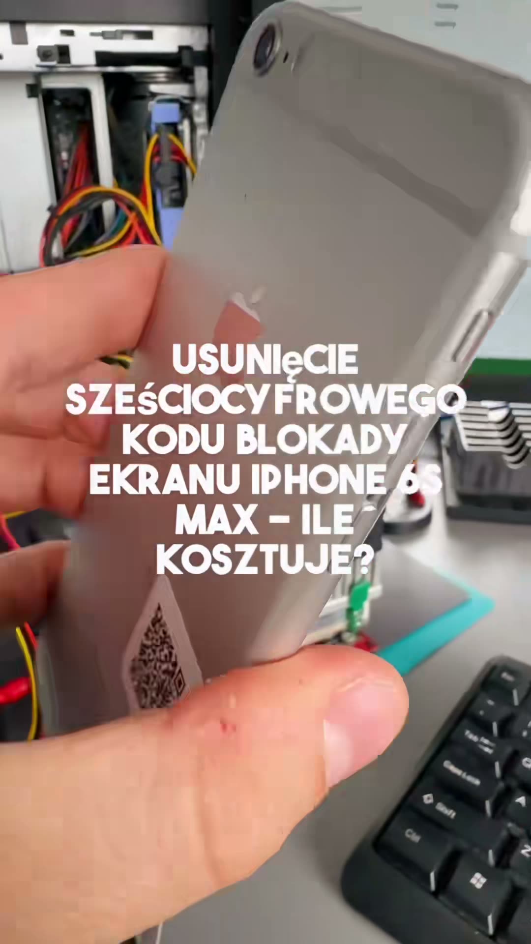 Usunięcie kodu blokady ekranu w Iphone z zachowaniem wszystkich danyc.